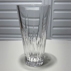 Mikasa tall lead Crystal vase
